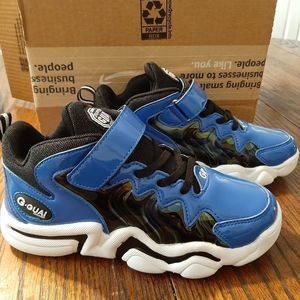 Little Boys Size 3 Blue Black Camo Athletic Gym Tennis Casual Shoes …